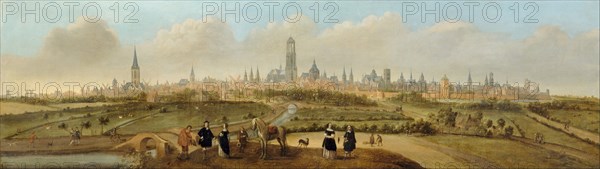 View on the city of Utrecht, c. 1650-1660. Artist: Droochsloot, Jost Cornelisz (1586-1666)
