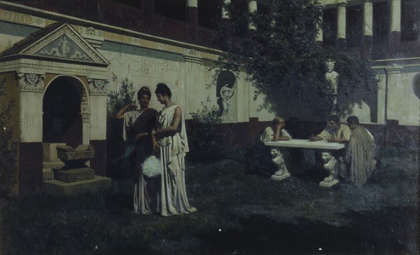 Sun's last rays in the Atrium, 1896. Artist: Bakalowicz, Stepan Vladislavovich (1857-1947)