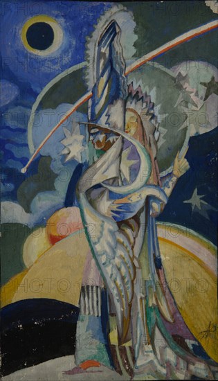 A symbolic figure, 1920s. Artist: Arapov, Anatoli Afanasyevich (1876-1949)