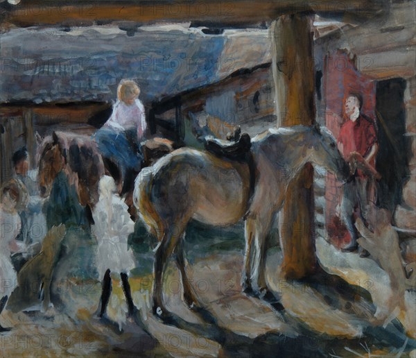 Domotkanovo, 1903. Artist: Simonovich-Yefimova, Nina Yakovlevna (1877-1947)