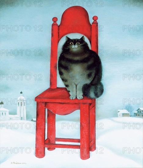 Red chair, 1995. Artist: Khaikin, David