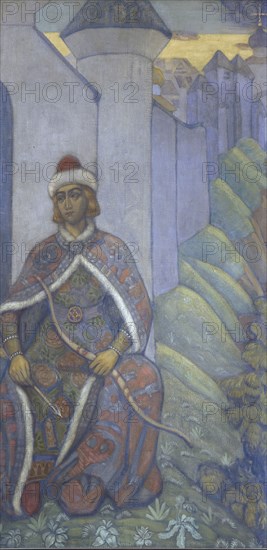 A Knight, 1910. Artist: Roerich, Nicholas (1874-1947)