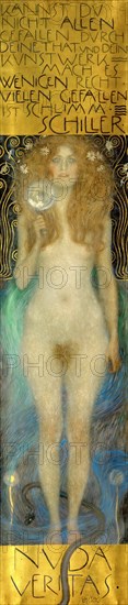 Nuda Veritas, 1899. Artist: Klimt, Gustav (1862-1918)