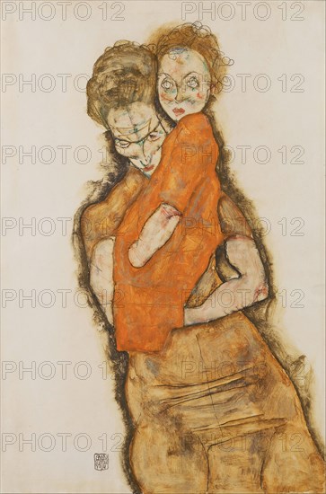 Mother and Child, 1914. Artist: Schiele, Egon (1890?1918)