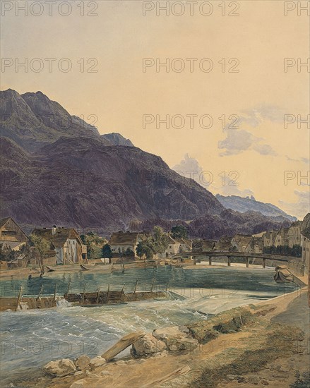 Bad Ischl, 1836. Artist: Waldmüller, Ferdinand Georg (1793-1865)