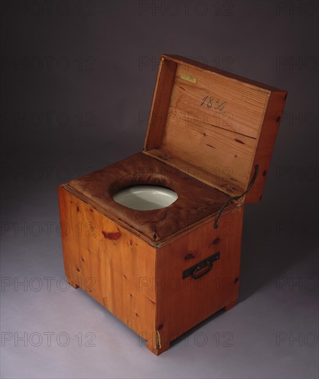 Close stool of Franz Joseph I of Austria. Artist: Anonymous