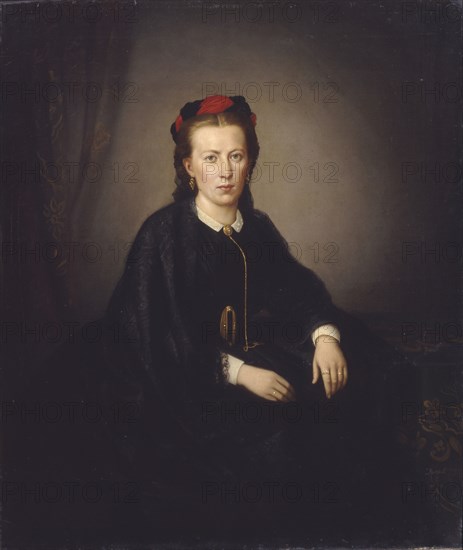 Portrait of a Woman. Artist: Makart, Hans (1840-1884)