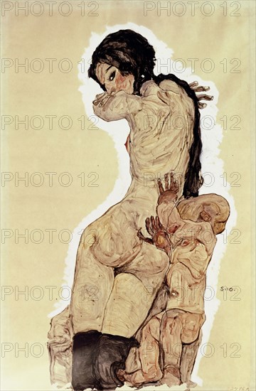 Mother and Child, 1910. Artist: Schiele, Egon (1890?1918)