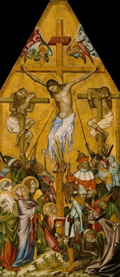 The Crucifixion of Christ, ca 1340. Artist: Master of the Kaufmann Crucifixion (active ca 1350)