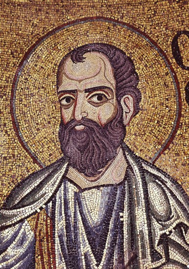 The Prophet Malachi (Detail of Interior Mosaics in the St. Mark's Basilica), 12th century. Artist: Byzantine Master