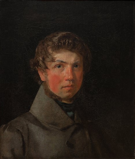 Self-Portrait, c.1833. Artist: Købke, Christen Schiellerup (1810-1848)