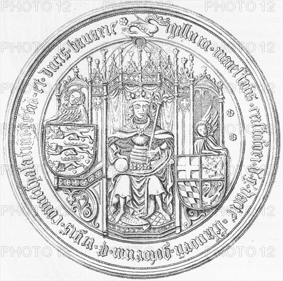 Seal with Portrait of Christopher of Bavaria. Artist: Anonymous