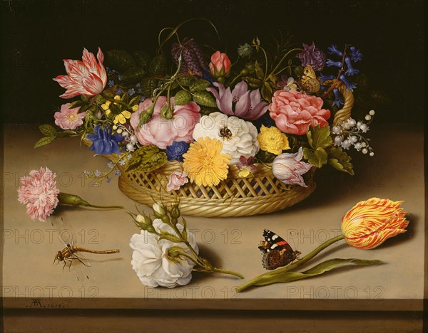 Still Life with flowers, 1614. Artist: Bosschaert, Ambrosius, the Elder (1573-1621)