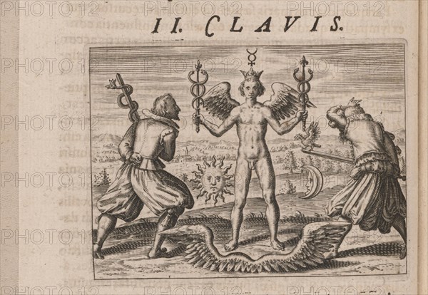 Illustration for Tripvs avrevs, hoc est, Tres tractatvs chymici selectissimi.., 1618. Artist: Bry, Theodor de (1528-1598)