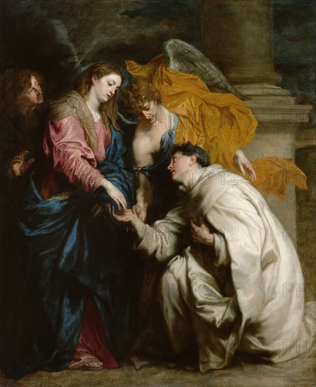 The Vision of the Blessed Hermann Joseph, 1630. Artist: Dyck, Sir Anthonis, van (1599-1641)