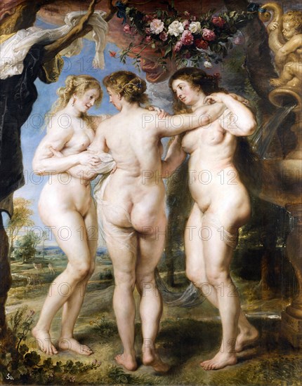 The Three Graces, c. 1635. Artist: Rubens, Pieter Paul (1577-1640)
