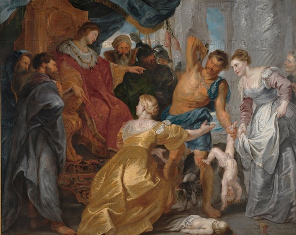 The Judgement of Solomon, c. 1617. Artist: Rubens, Pieter Paul (1577-1640)