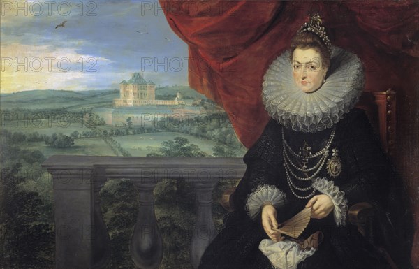 Portrait of Infanta Isabella Clara Eugenia of Spain (1566-1633), c. 1615. Artist: Rubens, Pieter Paul (1577-1640)