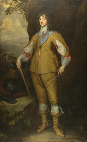 Portrait of Charles I Louis (1617-1680), Elector Palatine, ca 1637. Artist: Dyck, Anthony van, (Studio of)