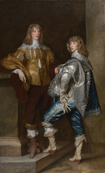 Lord John Stuart and his Brother, Lord Bernard Stuart, ca 1638. Artist: Dyck, Sir Anthonis, van (1599-1641)