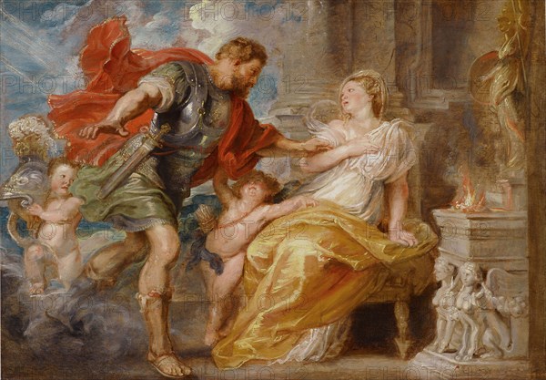 Mars and Rhea Silvia, c. 1616-1617. Artist: Rubens, Pieter Paul (1577-1640)