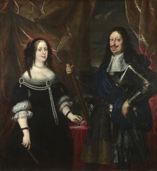 Double Portrait of the Grand Duke Ferdinand II of Tuscany and his Wife Vittoria della Rovere, 1660s. Artist: Sustermans, Justus (Giusto) (1597-1681)