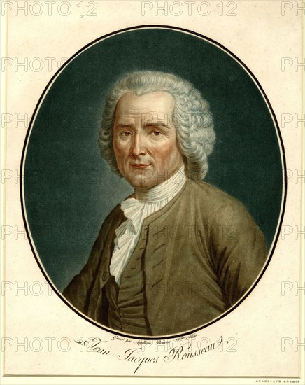 Portrait of Jean-Jacques Rousseau (1712-1778), 1791. Artist: Allais (nee Briceau), Angélique (active 18th century)