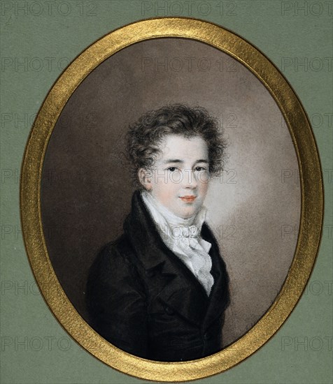 Portrait of Count Alexander M. Gorchakov (1798-1883), c. 1815. Artist: Anonymous