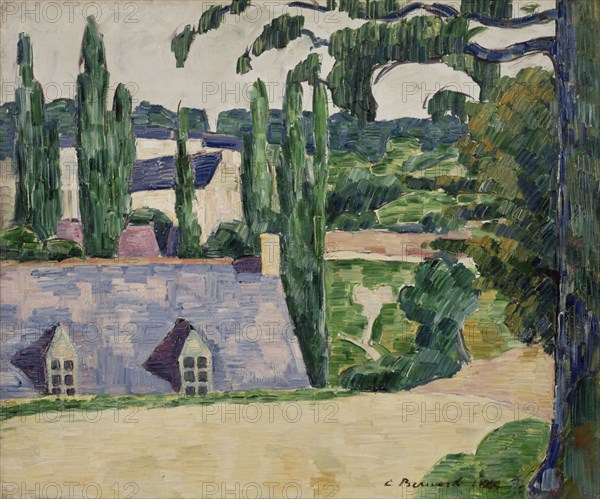 Landscape at Pont-Aven, 1889. Artist: Bernard, Émile (1868-1941)