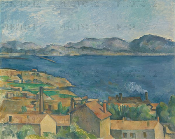 The Bay of Marseilles, Seen from L'Estaque, ca 1885. Artist: Cézanne, Paul (1839-1906)