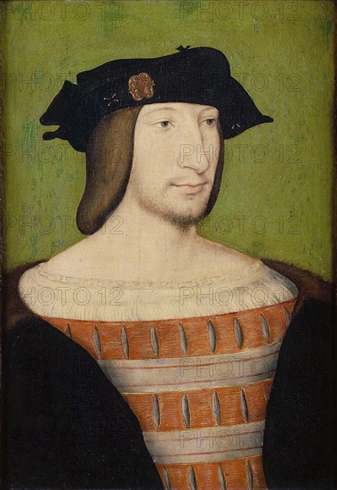 Portrait of Francis I (1494-1547), King of France, Duke of Brittany, Count of Provence, 1515. Artist: Clouet, Jean (c. 1485-1541)