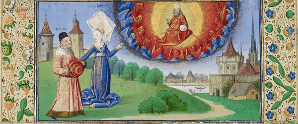 Philosophy Instructing Boethius on the Role of God, ca 1465. Artist: Coëtivy Master (active c. 1450-1485)