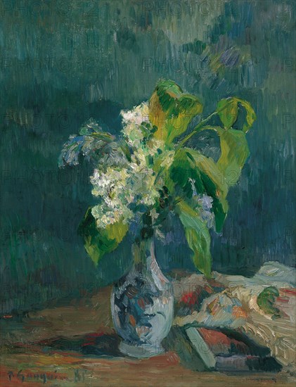 Lilacs, 1885. Artist: Gauguin, Paul Eugéne Henri (1848-1903)