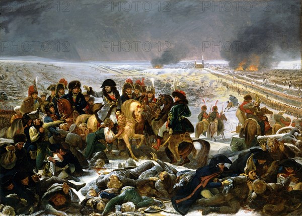 Napoleon on the Battlefield of Eylau, 1807. Artist: Gros, Antoine Jean, Baron (1771-1835)