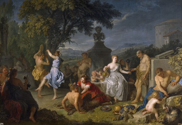 Bacchanalia, 1719. Artist: Houasse, Michel-Ange (1680-1730)