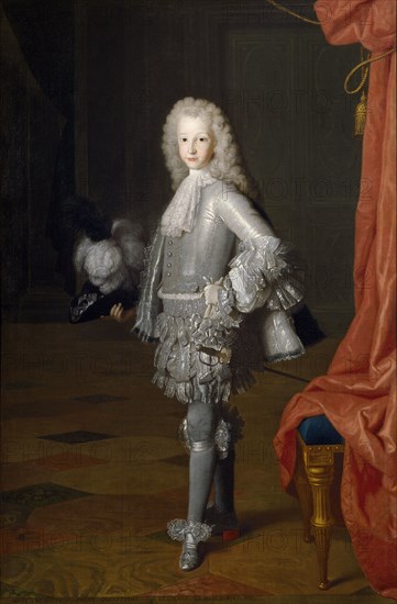 Louis I as Prince of Asturias, 1717. Artist: Houasse, Michel-Ange (1680-1730)