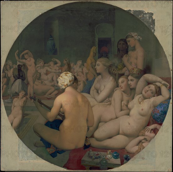 The Turkish Bath, 1862. Artist: Ingres, Jean Auguste Dominique (1780-1867)