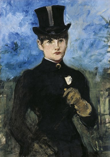 Horsewoman, Fullface, c. 1882. Artist: Manet, Édouard (1832-1883)