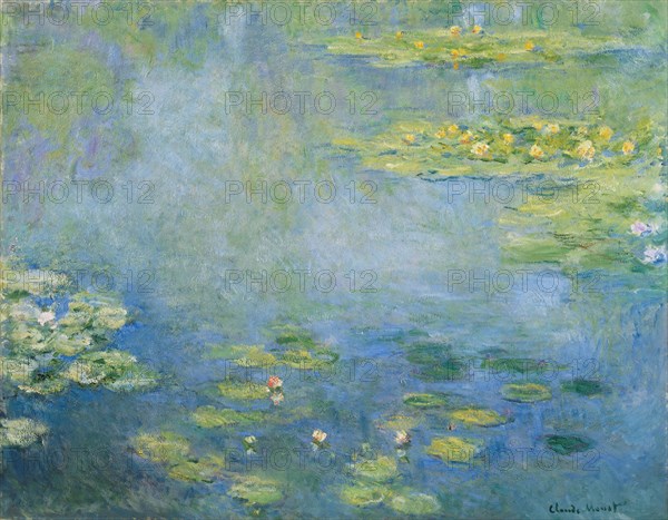 Water Lilies, c. 1906. Artist: Monet, Claude (1840-1926)