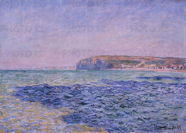 Shadows on the Sea. The Cliffs at Pourville, 1882. Artist: Monet, Claude (1840-1926)