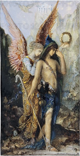 The Voices, c. 1880. Artist: Moreau, Gustave (1826-1898)