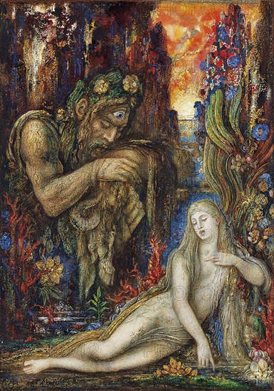 Galathea, ca 1896. Artist: Moreau, Gustave (1826-1898)