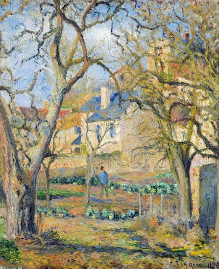 Vegetable Garden, 1878. Artist: Pissarro, Camille (1830-1903)