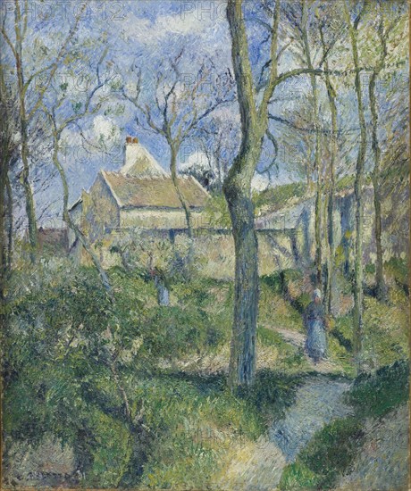 The Path to Les Pouilleux, Pontoise, 1881. Artist: Pissarro, Camille (1830-1903)