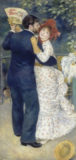 Country Dance (Danse à la campagne), 1883. Artist: Renoir, Pierre Auguste (1841-1919)