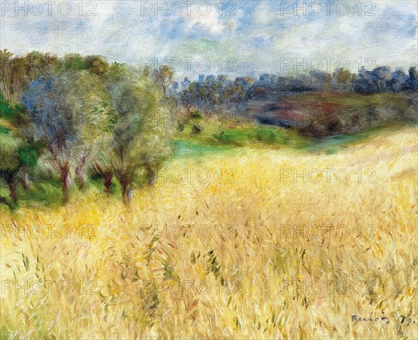 Wheatfield, 1879. Artist: Renoir, Pierre Auguste (1841-1919)