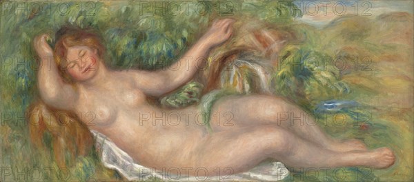 La source (Nu allongé), c. 1902. Artist: Renoir, Pierre Auguste (1841-1919)