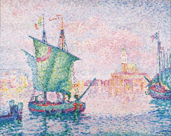 Venice, The Pink Cloud, 1909. Artist: Signac, Paul (1863-1935)