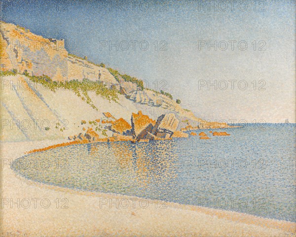 Cassis, Cap Lombard, Opus 196, 1889. Artist: Signac, Paul (1863-1935)