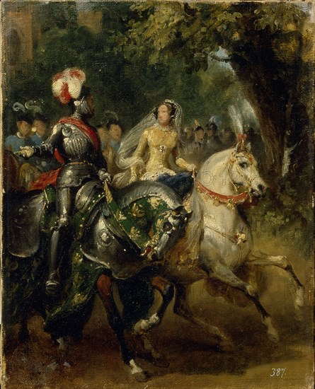 Cavalcade, ca 1842. Artist: Vernet, Horace (1789-1863)